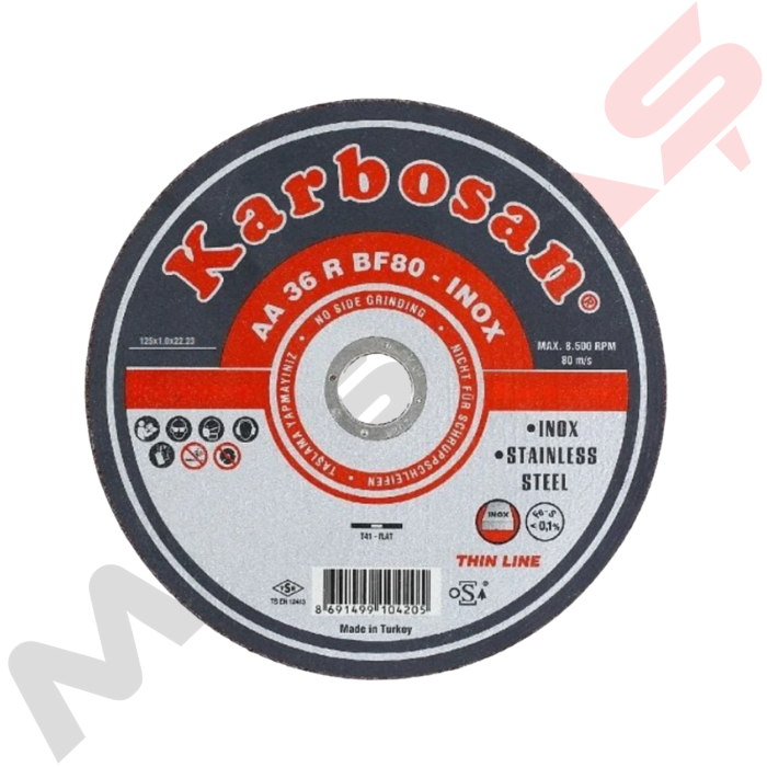 Karbosan İnox İnce Kesici 125x1 910400