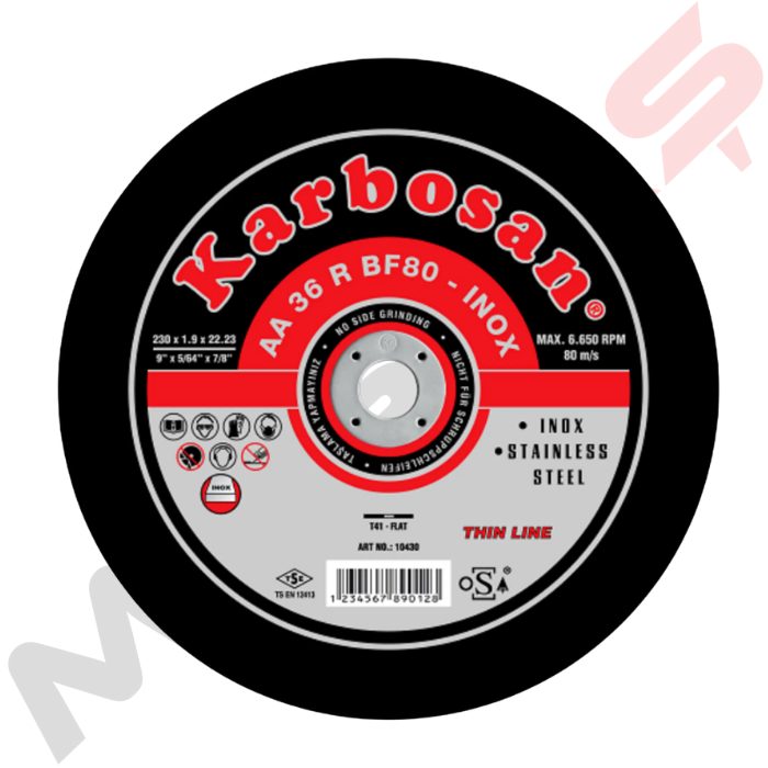 Karbosan İnox Thınlıne Kesici 230x1.9x22 (910430)