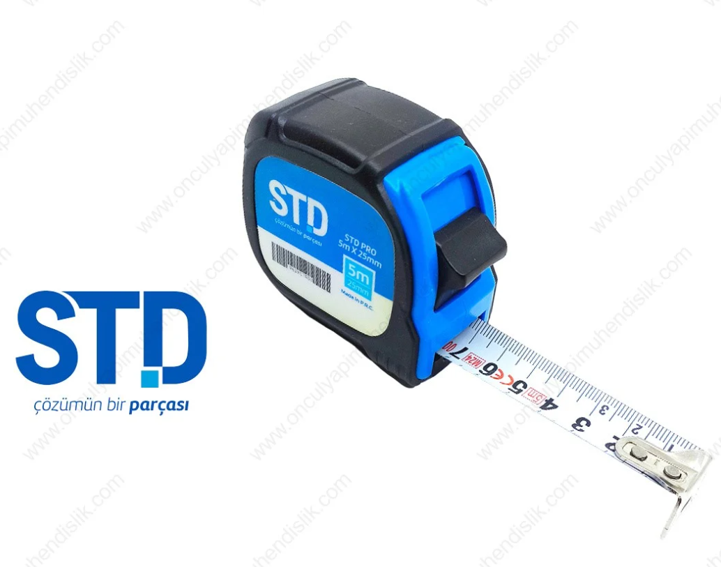 STD Pro Şerit Metre 10Mx25mm