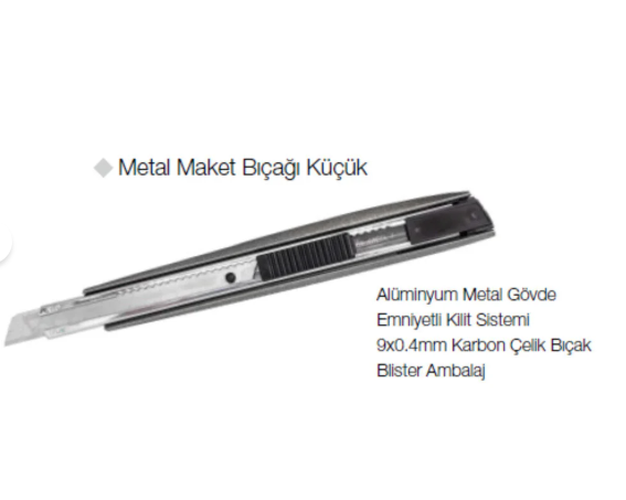 Gfb Metal Maket Bıçağı 9mm