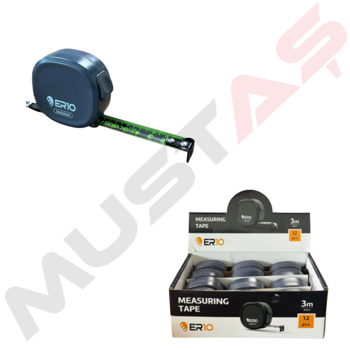 ER10 Otomatik Şerit Metre 3Mx15MM