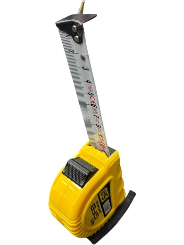 GFB Çelik Şerit Metre 5 Metre 25 Mm Kırılmaz Abs Plastik