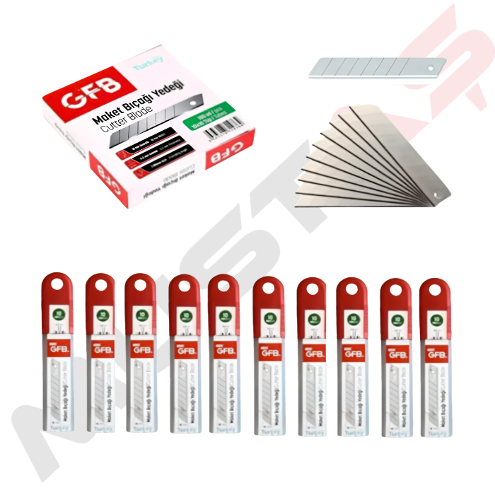 Gfb 18x0.5 Mm Maket Bıçağı Yedeği Pro