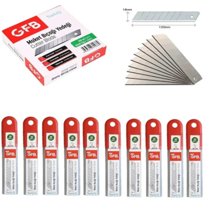 Gfb 18x0.5 Mm Maket Bıçağı Yedeği Pro