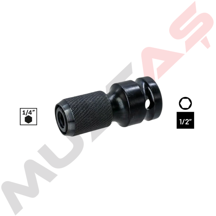 1/2 Bits Tutucu Lokma Adaptörü Kilitli Ntzbs1214