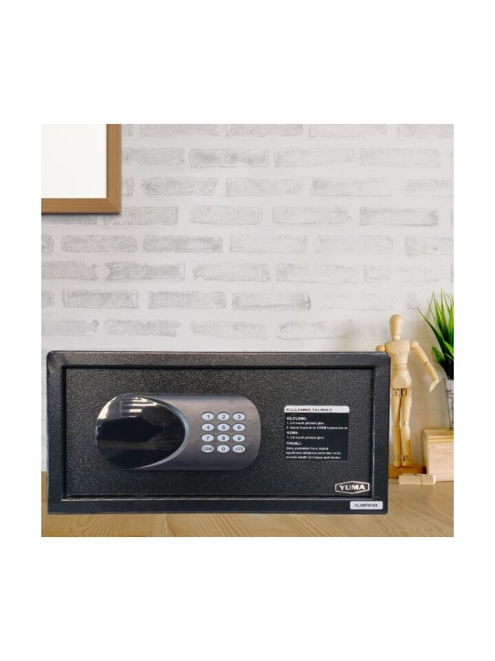 Yuma YM-802-M Elektronik Şifreli ve Anahtarlı Çelik Kasa
