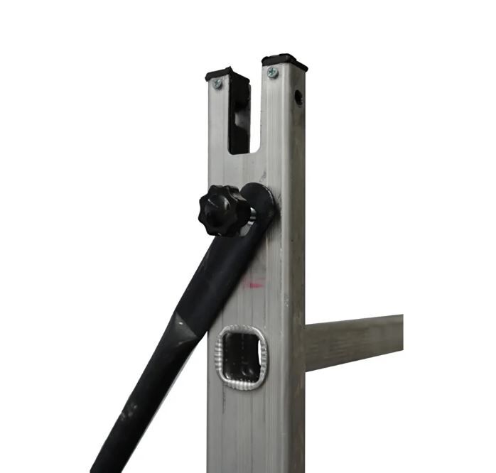 Alüminyum İskele Platform 4 Metre Çift Kademeli (6+6) 12 Basamak-Tekerlekli