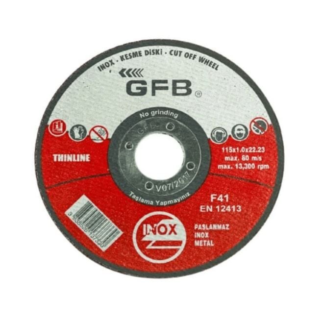 Gfb İnox İnce Kesici Disk 115X0,1X22