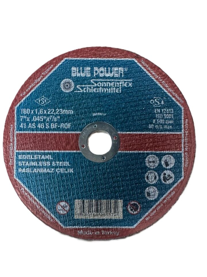 Sonnenflex Bluepower 180x1,6x22,23mm İnce İnox Kesici Disk