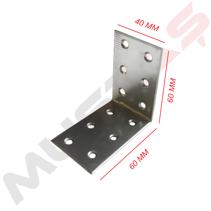 Metal Köşe L Gönye 40*60*60