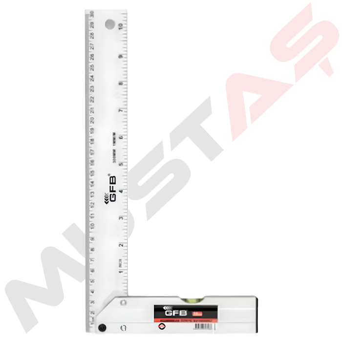 Gfb Alüminyum Gönye Su Terazisi 25-30-40-50 Cm