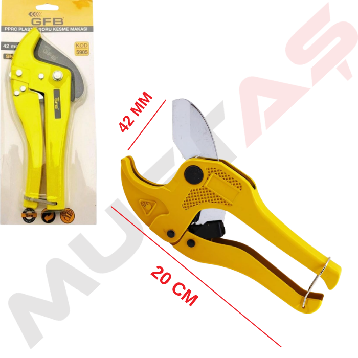 Gfb 5905 Profesyonel Pvc Boru Kesme Makası 42 MM