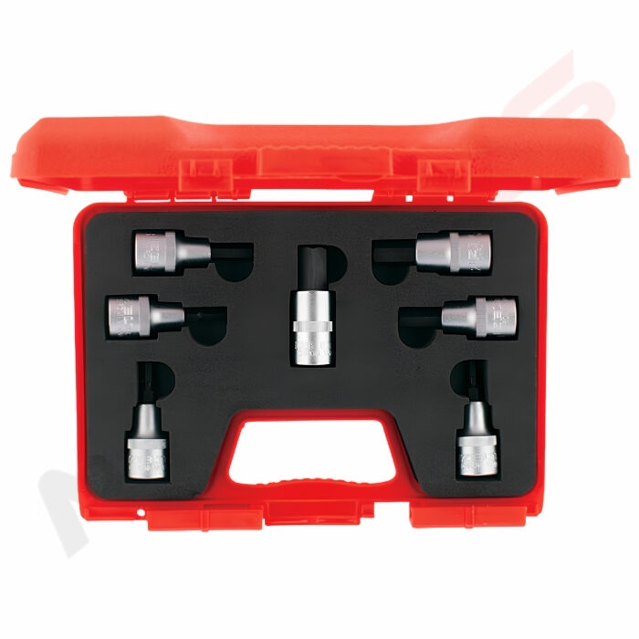 İzeltaş 1/2'' Lokmalı Allen Uç 7 Parça Takım 60 MM