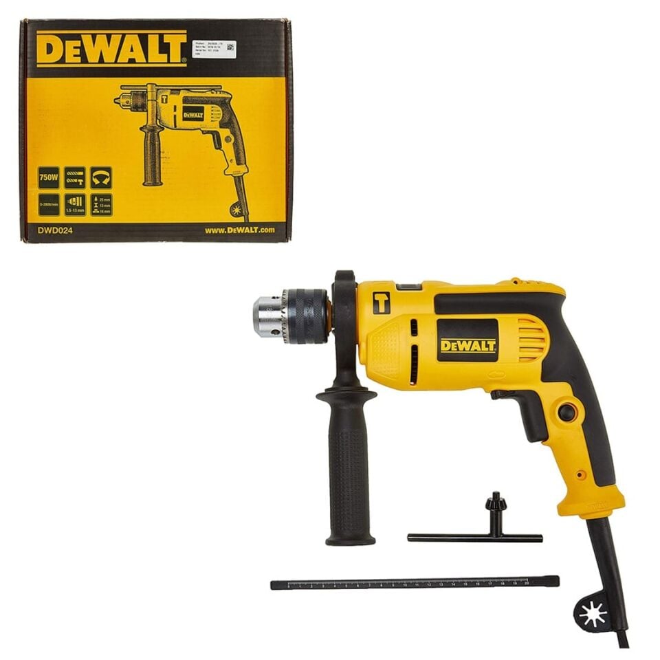 Dewalt DWD024 Darbeli Matkap 13 MM 750W