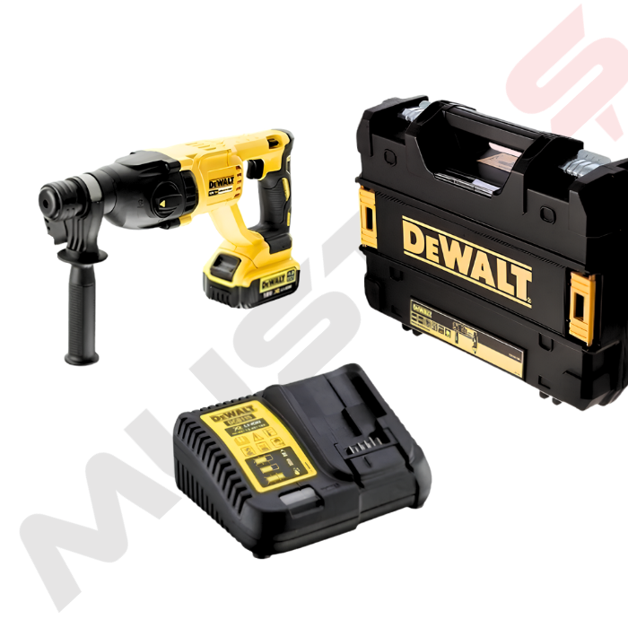 Dewalt DCH133M 18V.4Ah Çift Akülü Sds Kırıcı/Delici Matkap