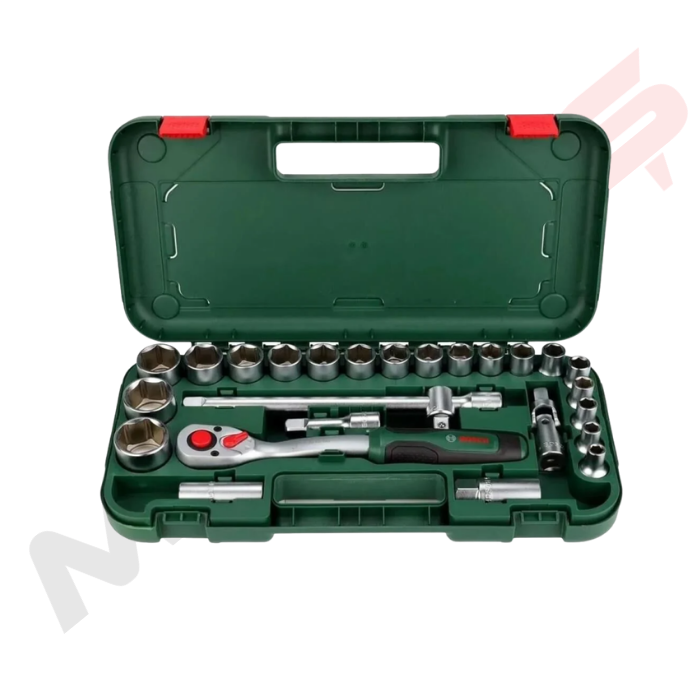 Bosch 1/2 Altı Köşe Lokma Anahtar Takımı 25 parça
