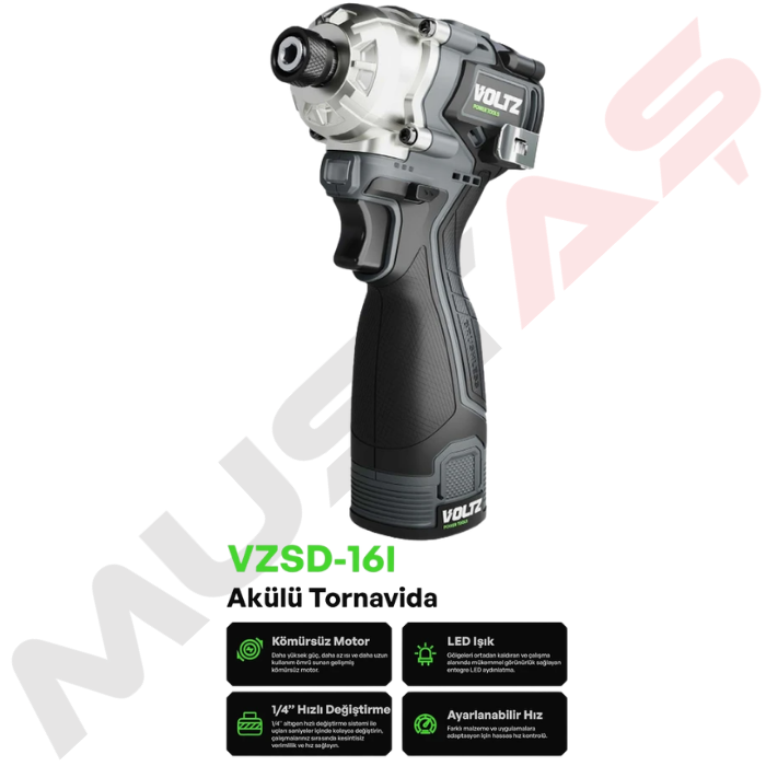Voltz Akülü Vidalama 16.8V VZSD16