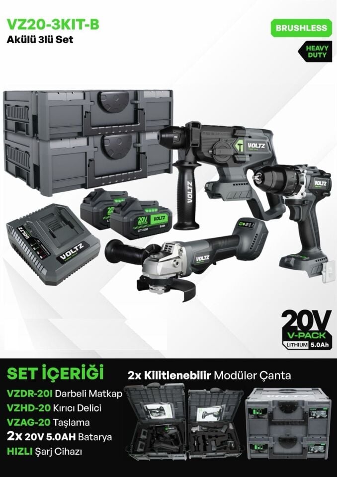 Voltz VZ20 3 Lü Set