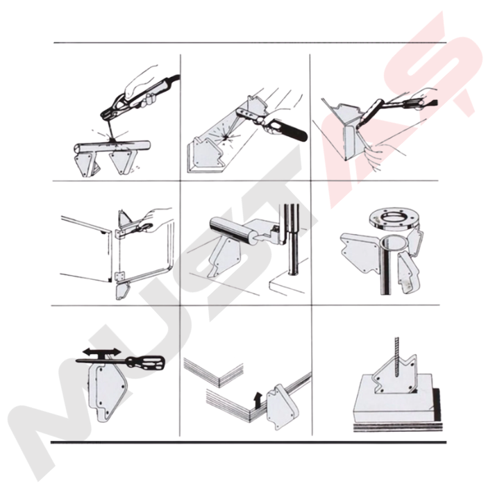 İngco AMWH50041 Manyetik Kaynak Tutucu 4''
