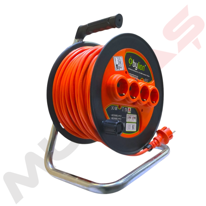 Bylion Seyyar Makara Kablo 3x2.5 MM 30 MT