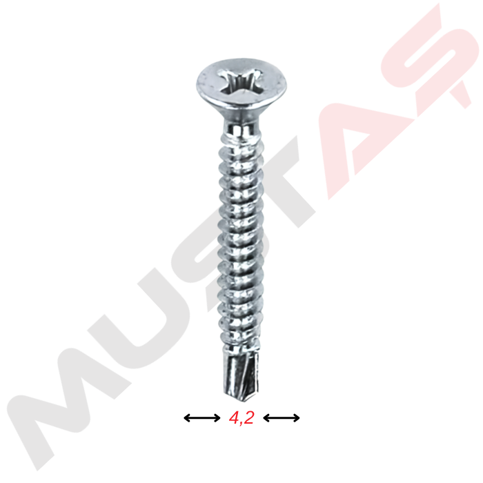 YHB Matkap Uclu Vida 4,2 MM Serisi