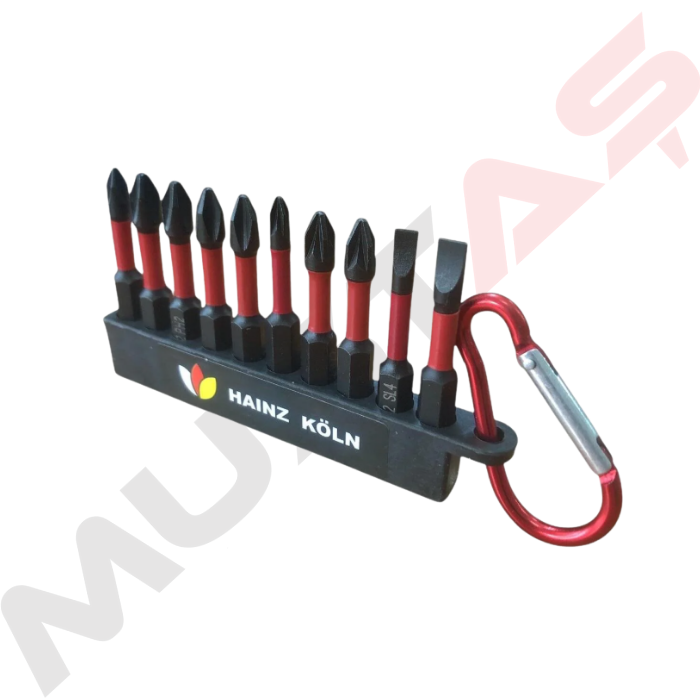 Hainz Köln Mıknatıslı Bits Uç Seti PZ*PH-SL 10 Parça