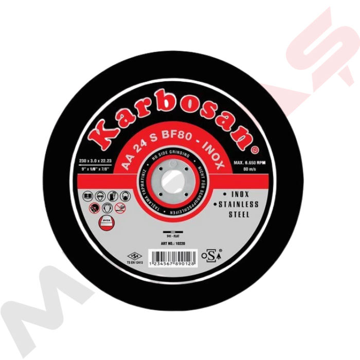 Karbosan 910380 İnox İnce Kesici Disk 115X0,1X22