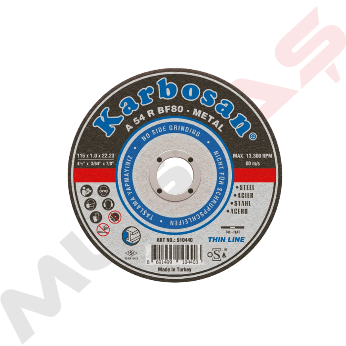 Karbosan Metal İnce Kesme 115x1.0x22 910440