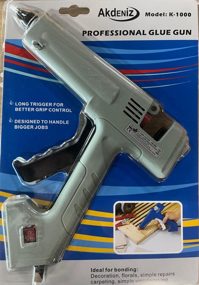 Akdeniz Mum Silikon Tabancası 100w Akd K-1000