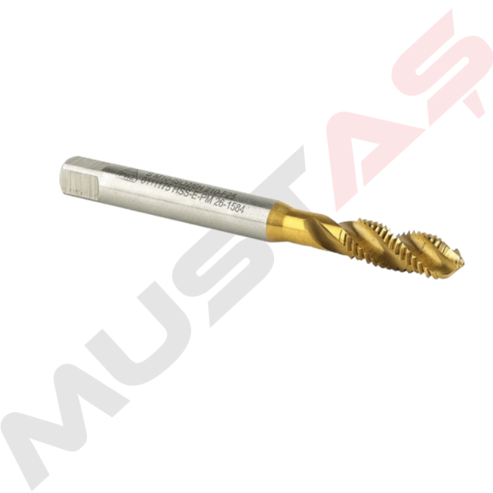 Gfb M3x0,5 HSS Düz Titan Makina Kılavuzu