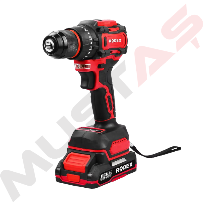 Rodex RDX3405 Çift Akülü 2 Ah Darbeli Matkap